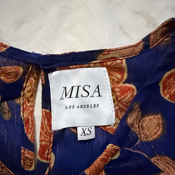 MISA Los Angeles Galeta Top In Blue
Marigold XS - Picture 3 of 6